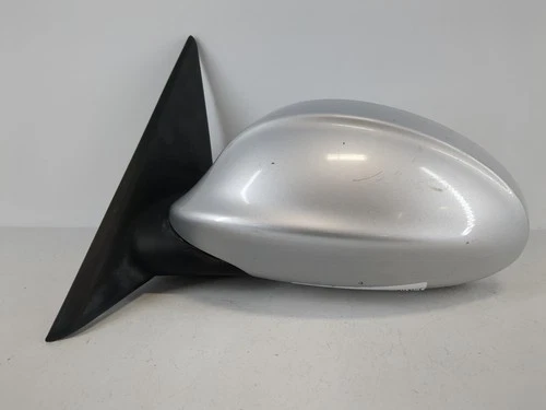 Bmw 325i Driver Left Side View Power Door Mirror Silver CABH9