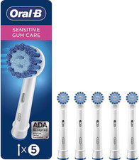 Oral-B Sensitive Gum Care Replacement Brush Heads 5 count