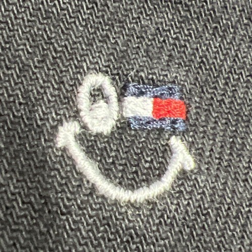 Vintage Tommy Denim Black Jeans Hilfiger PEACE Logo 14 New W/ Tags Slim Taper - Picture 4 of 9
