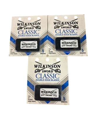Wilkinson Sword Classic Double Edge Blades 5ct (3 Pack)