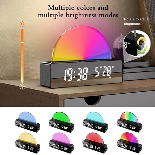 Sunrise Alarm Clock Wake Up Light Clock with Sunrise Simulation Alarm Clocks ... - Picture 2 of 6