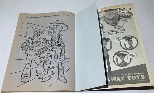 Disney Toy Story 3 Sunnyside Up Coloring & Sticker Book UNUSED 2010 - Picture 11 of 13