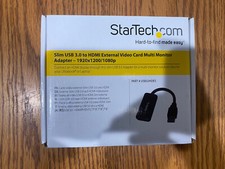 NEW Startech USB 3.0 to HDMI External Video Card Multi Monitor Adapter 1-Port U