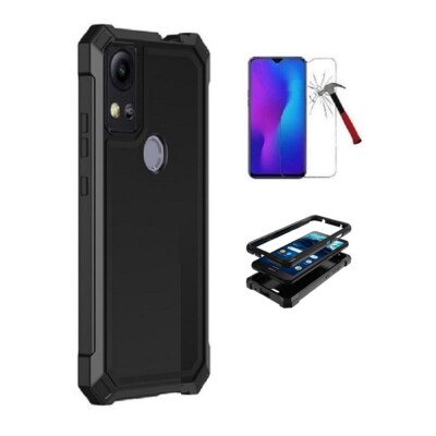 NageBee Full Body Case For Cricket Icon 5 / AT&T Motivate 4 - Built-In Screen Protector - View #3
