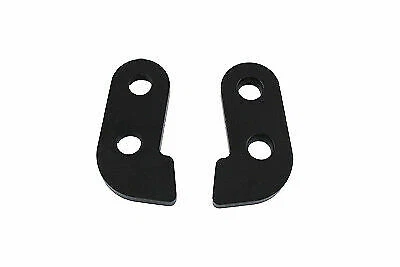 Rear Fender Mount Weld On Brackets Black for Harley Davidson by V-Twin