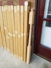 Coffman 3" x 59.5" Beech Newel Posts - Traditional Series - C-4045
