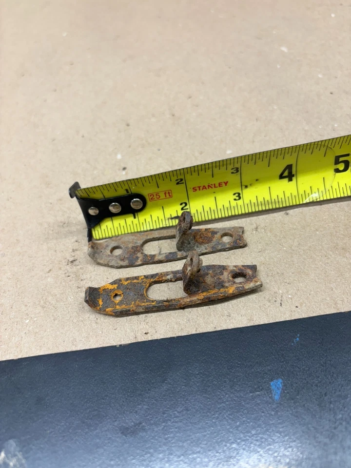 2 USED SIDE MIRROR MOUNT BRACKETS 60S GM? UNKNOWN ORIGIN IMPALA GTO LEMANS MALIB - Image 3 of 4