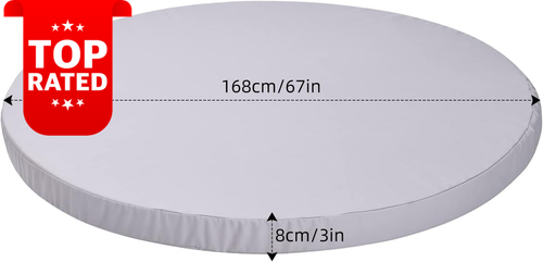 Outdoor Daybed Cushion Cover 66" Replacement with Elastic Band Grey - Picture 4 of 12
