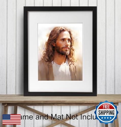 inspirierende Jesus Wandkunst und Deko - christliches Geschenk für Frauen Männer - religiös - Bild 3 von 5