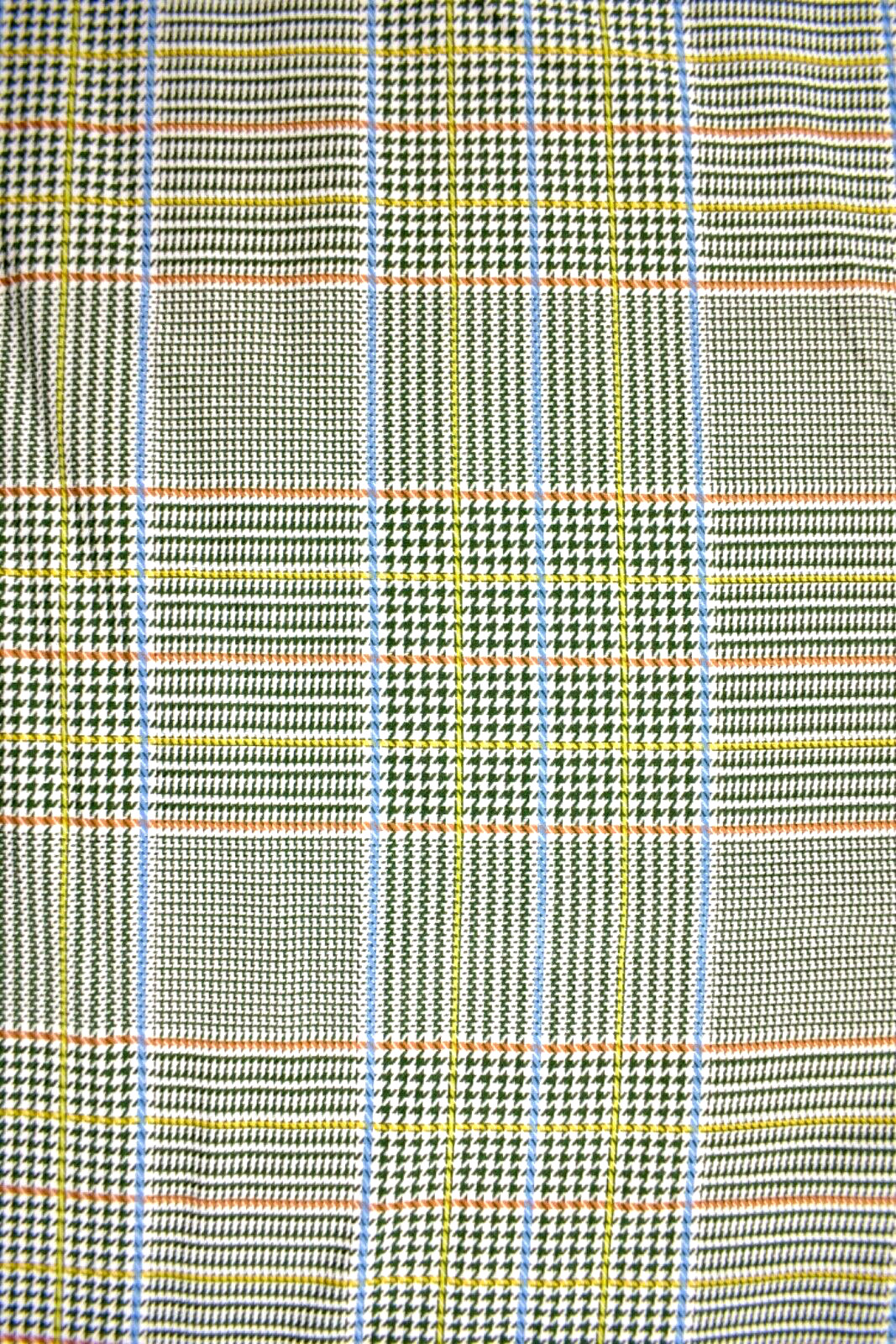 Robert Talbott Green Plaid Button Down Collar 100… - image 5