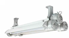 Explosion Proof LED Light Fixture 2', 2 LED Lamps 0-10V Dimmable, C1 & 2D1 New!!