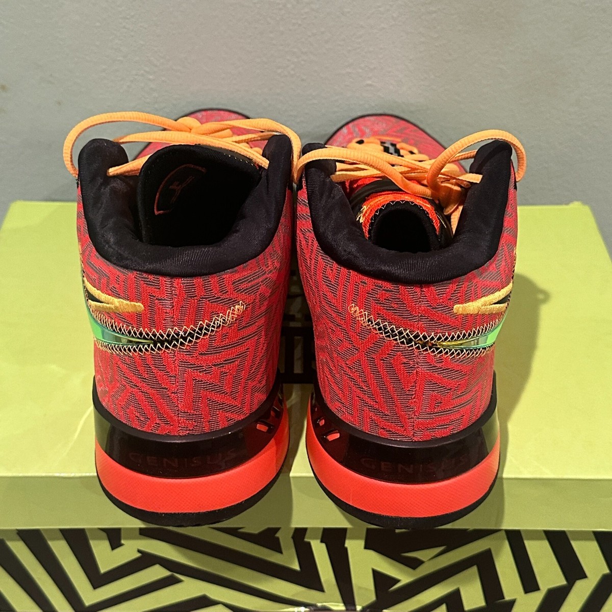 Size 13 - Nike Zoom LeBron NXXT Genisus Bright Crimson Sundial | eBay