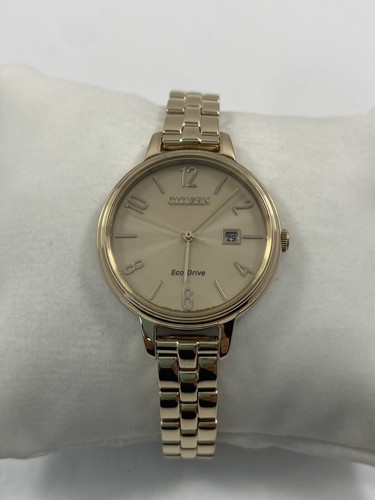 Citizen Chandler Eco-Drive Rose Gold Stainless Steel Ladies Watch EW2443-55X