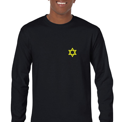 Star Of David #neverforget Jewish Holocaust Surviver Yom Hashoah Cotton T-Shirt