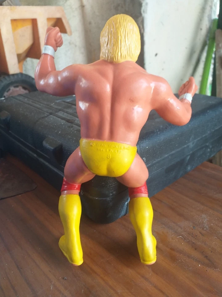 Figura de acción de lucha libre vintage LJN WWF Hulk Hogan - Imagen 3 de 4