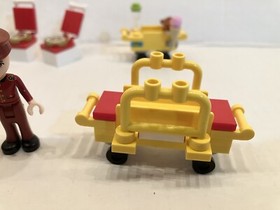 2 Lego Friends Minifigures: Stepanie & Nate (Hotel Boy) from 41101 Grand Hotel