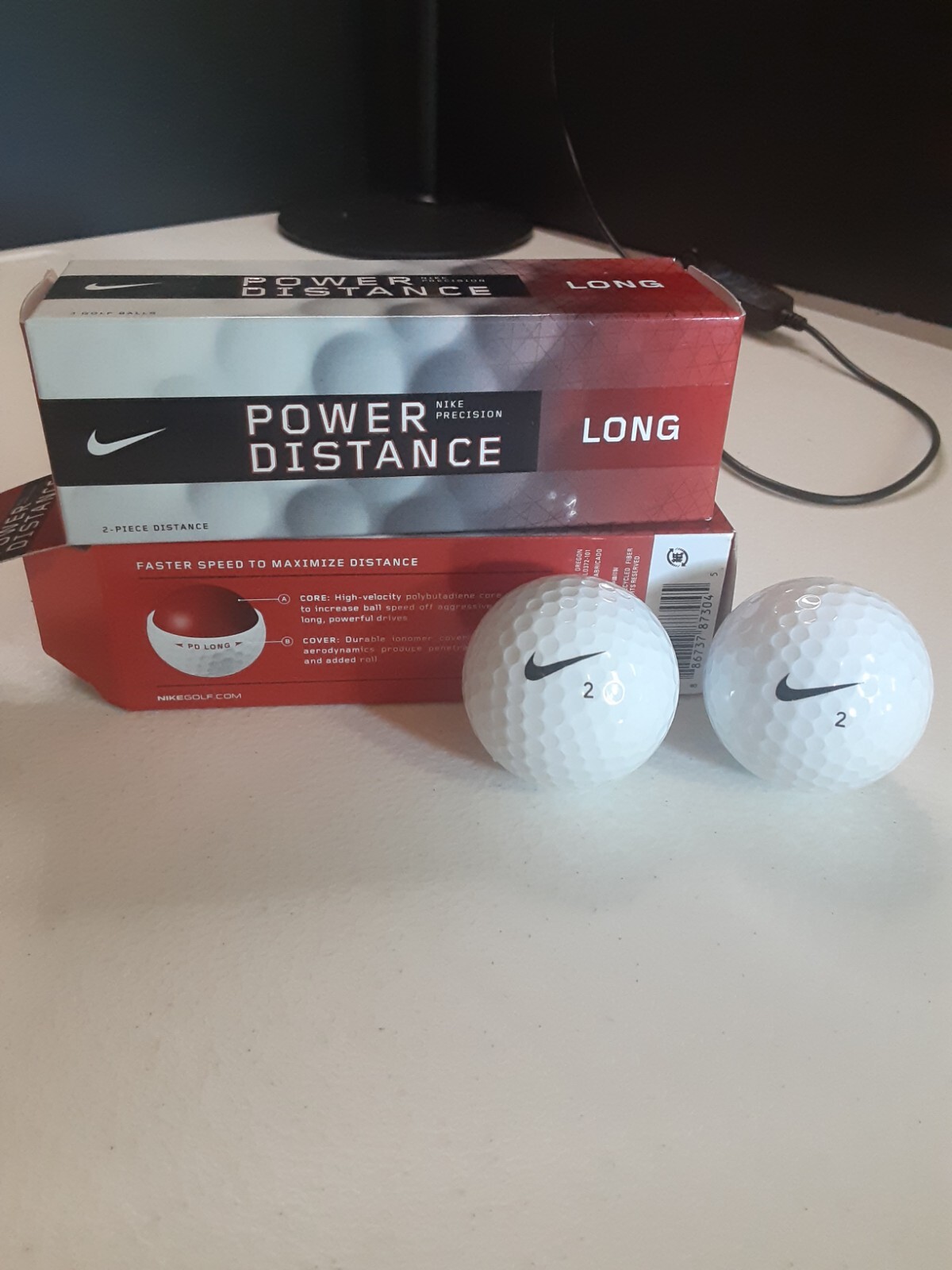 New NIKE Precision PD Long Power Distance Golf Balls 1 Sleeve & 2 Balls