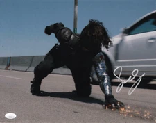 ~~ SEBASTIAN STAN Authentic Hand-Signed "WINTER SOLDIER" 11x14 photo (JSA COA) ~