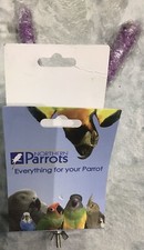Sanded Nail Trimming Forked Parrot African Perch - Medium. Purple