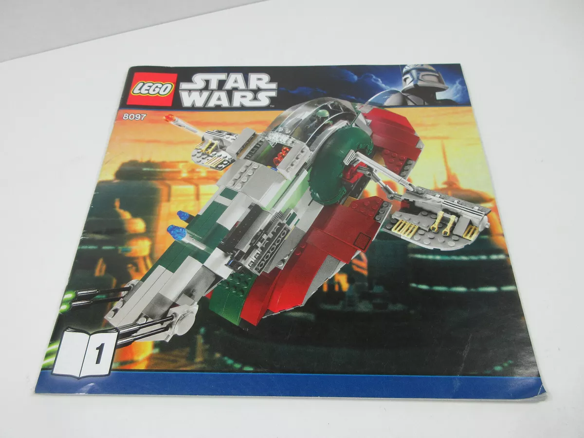 2010 LEGO 8097 Star Wars Boba Fett Slave I 1 instruction manual only