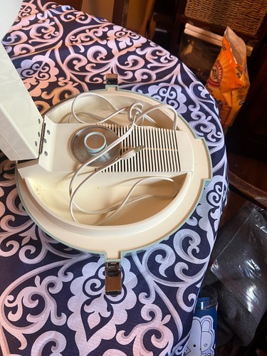 Vintage 1970s Oster professional beauty salon table top hair dryer model 376 - Picture 5 of 6