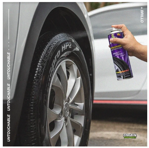 Cristal Product Untouchable Tire Wet Finish 14oz (6 bottle) Ever Gloss - product detail image 5