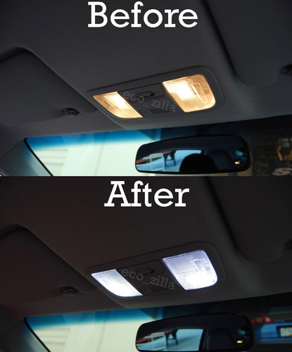 Fits 2007-2013 Chevrolet Silverado WHITE LED Interior Light Package Kit 12 Bulbs - Picture 3 of 12