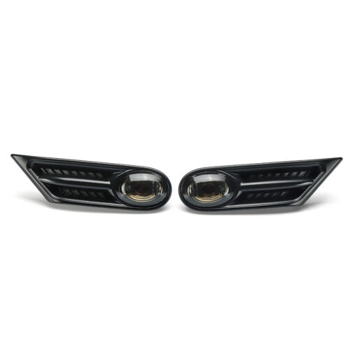 FÜR BMW MINI COOPER R56 R57 BLINKER BLINKLEUCHTE SEITENBLINKER SCHWARZ SMOKE - Bild 4 von 7