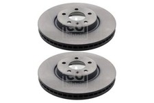 Par de discos de freno delanteros PARA AUDI A5 8T 2.0 11->17 8T3 8TA CAEB CDNC CPMA Febi