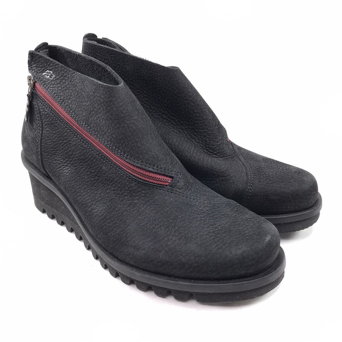 LOINTS OF HOLLAND Women's 6 36 FUSION Black Nubuck Leather LOINTS OF HOLLAND Women's 6 36 FUSION Black Nubuck Leather