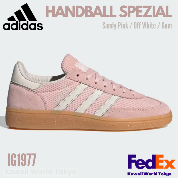 【Adidas】 IG1977 Handball Spezial Adidas Originals HANDBALL SPEZIAL Sandy Pink / Off White