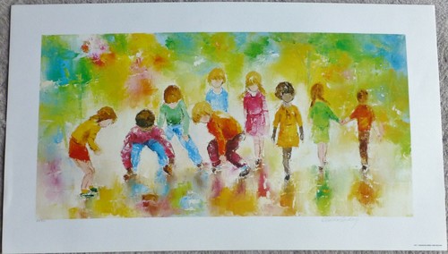 Hilda Rindom Gleizer (1930 - 2004) Marbres 1977 LITHOGRAPHIE SIGNÉE À LA MAIN - Picture 2 of 5