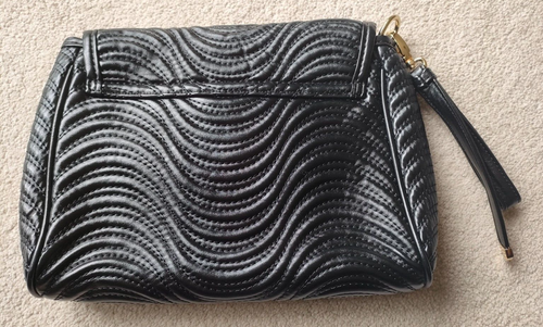 Versace Parfums Black & Gold Clutch Bag - Grab Handle, With Dust Bag - Brand New - Picture 5 of 19