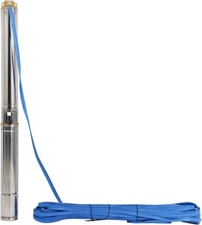 3" Bore Stainless Well Pump 110V/60HZ 0.5HP Impeller Multistage Water Pump