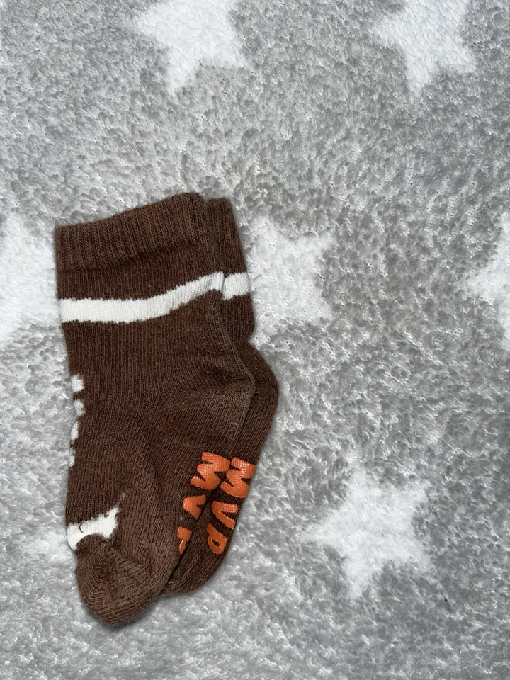 Zapatos Calcetines Vintage Gymboree Pequeños MVP 0-3 Meses Fútbol Foto 3 de 3