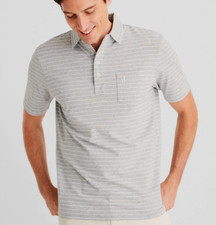 Johnnie-O Hangin' Out 89 Neese Cotton Striped Polo Shirt size XXL