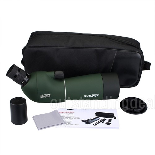 SVBONY SV28 Telescope 25x-75x Zoom Spotting Scope Waterproof for Hunting ot25 - Picture 6 of 6