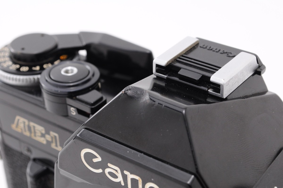 実写テスト済　キヤノン AE-1 nFD50mm f1.4 Read![ Near MINT ] Canon AE-1 Black SLR Camera New FD NFD