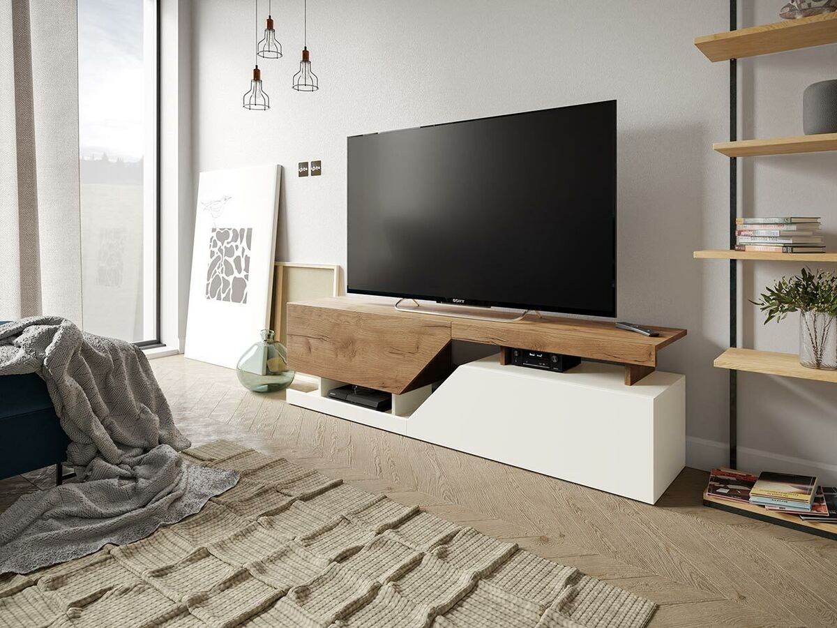 tv-lowboard ceelias modern stil tv-tisch tv-schrank wohnzimmer mediaschrank  m24