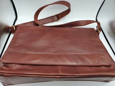 estalon leather messenger bag