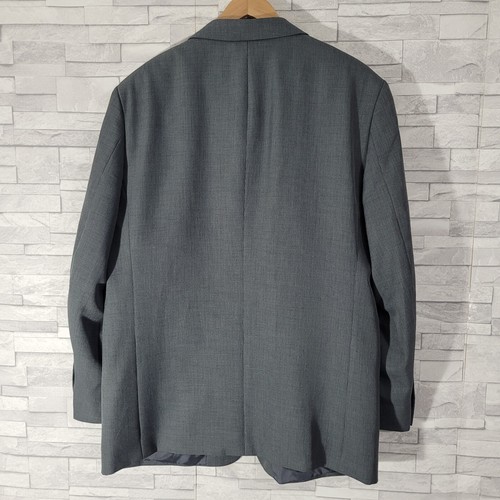Mens TAYLOR & WRIGHT Blazer Chest 44 Grey Formal Jacket Mid Length 3 Buttons - Picture 6 of 10