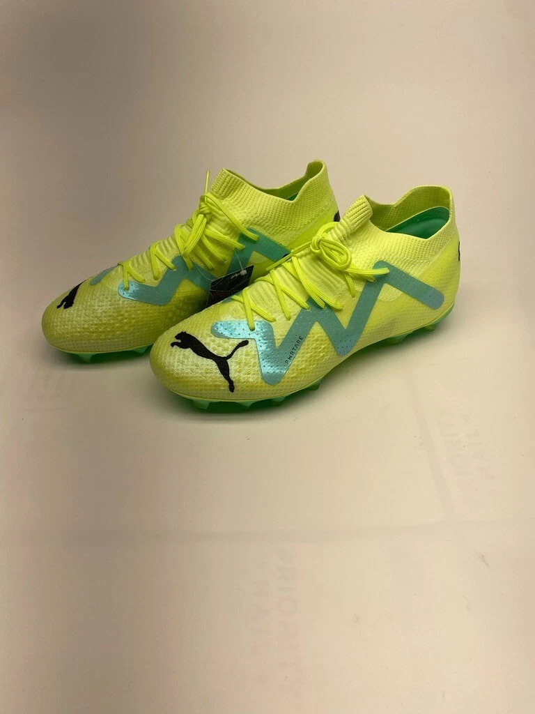 Yellow Puma Future Green Glimmer Puma Future Ultimate SG Fast