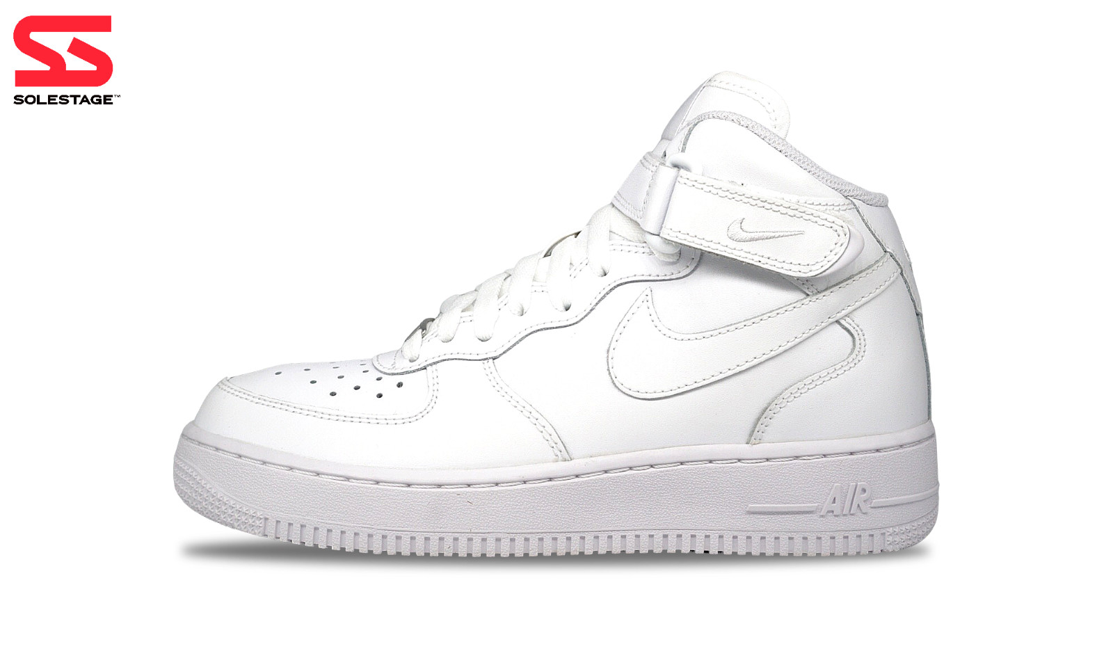 Кроссовки Nike Air Force 1 Mid 2014 GS белые (314195-113) для начальной школы, размер от 5 до 7 лет