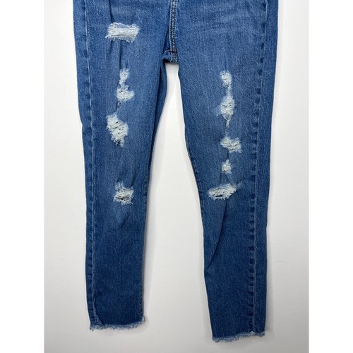 Art Class Jeans Girls 12 Kids Skinny Blue Denim Pants Ripped Stretch Fall Casual - Picture 3 of 14