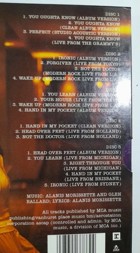 Alanis Morissette The Singles Box 4 Disc CD Box Set Canadian Music 1990s Ironic - Picture 4 of 7