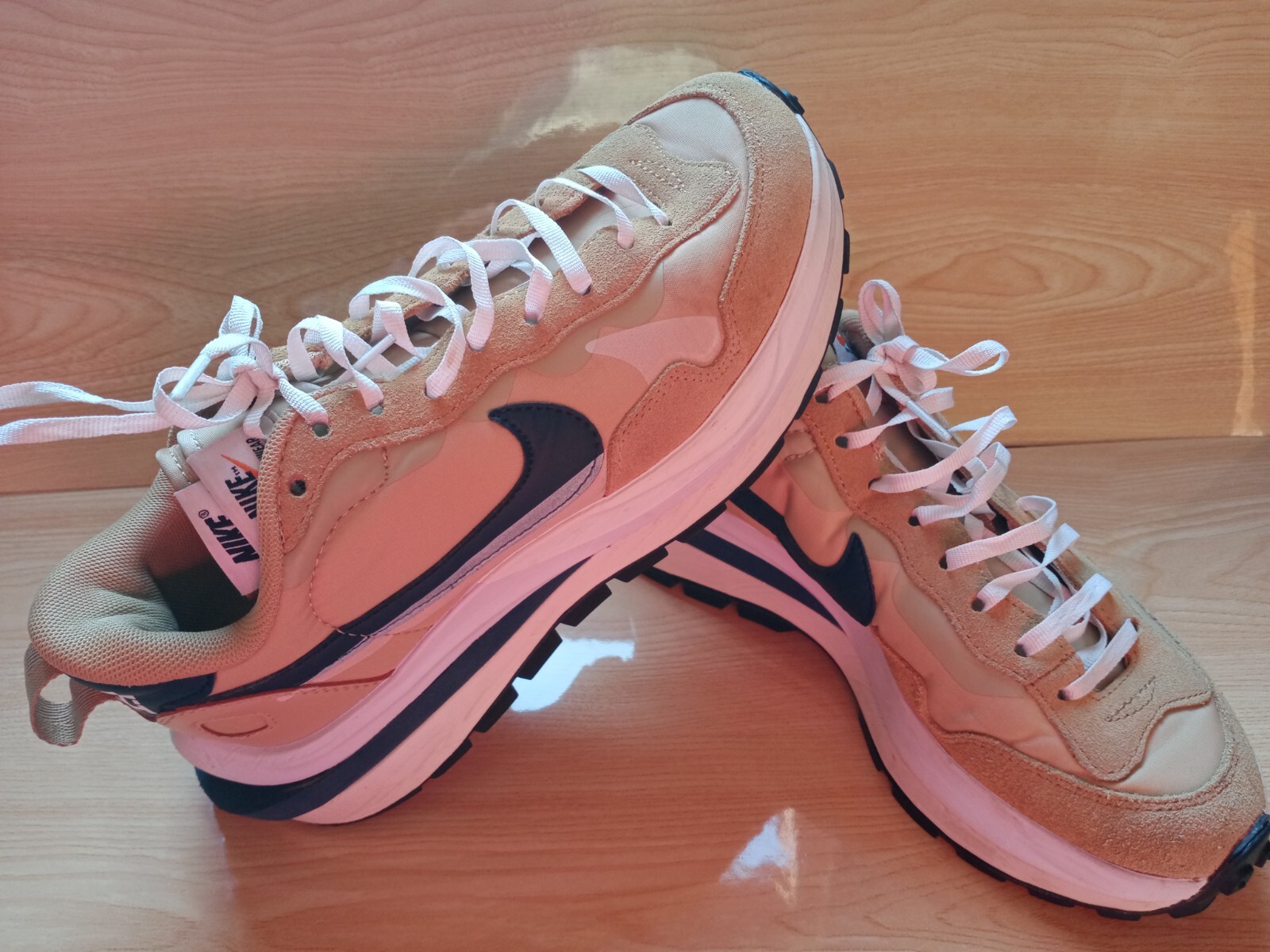 SACAI X NIKE Nike X Sacai Sail Uomo Vaporwaffle Sesame Blu Sport Void Taglia 7 US Game Royal