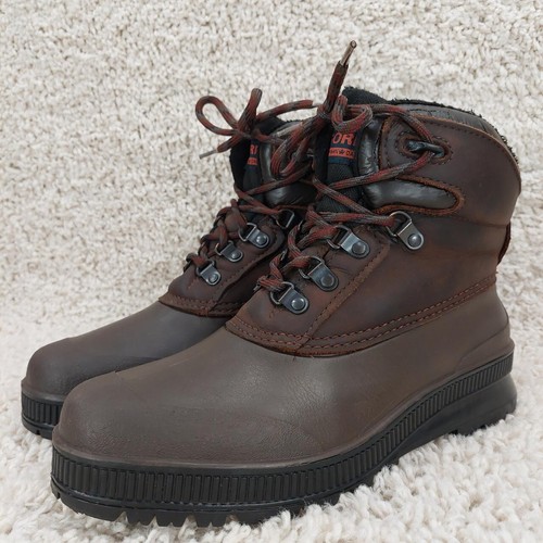 Sorel Kaufman Pace 2 Women's Winter Snow Boots Size 10, Brown Leather, Insulated - Picture 7 of 8