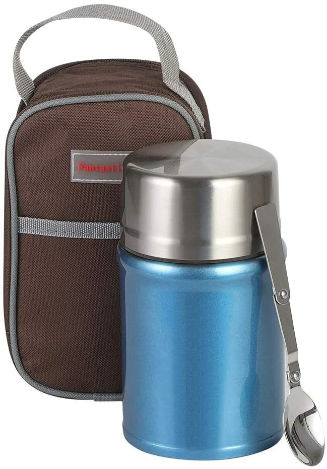 Thermos Warm Food Vacuum Flask Lunch Box Insulated Storage Heat