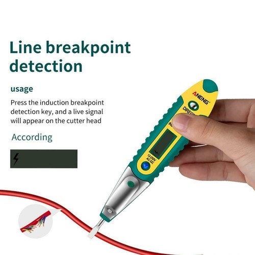 Durable Non-Contact LCD Digital Electric Test Pen 70~250V Detector Tester USA - Picture 2 of 12