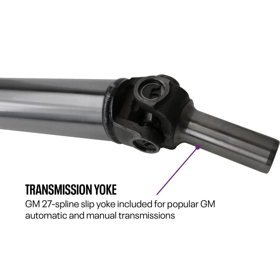 Kit de eje de transmisión de acero personalizado U-Weld-It, serie 1350, 3 pulgadas OD Foto 4 de 4